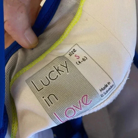 Lucky in Love Womens Built in Bra Top - Picture 5 of 7